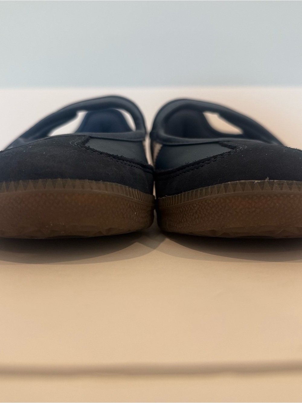 adidas Samba Velcro Sneakers in Navy and White - Picture 4 of 7